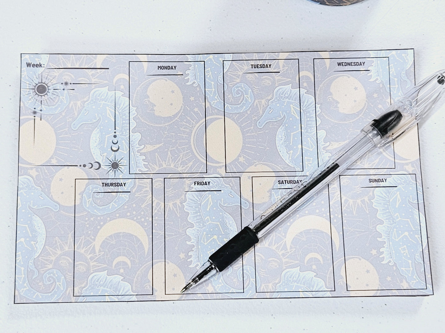 Hex Rejects Sealestial Weekly Notepad Planner