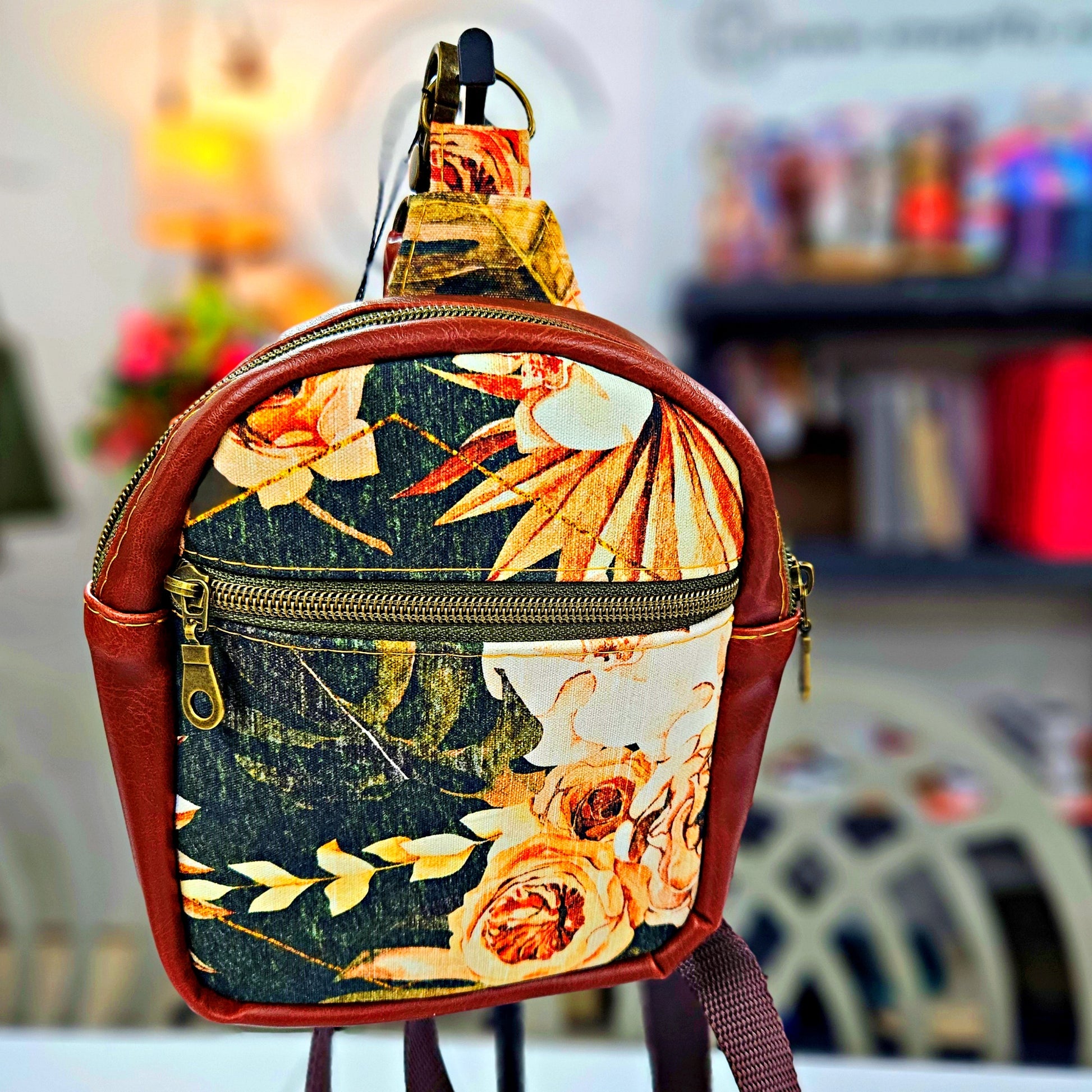 Camo Rose Mav Sling Mini Backpack