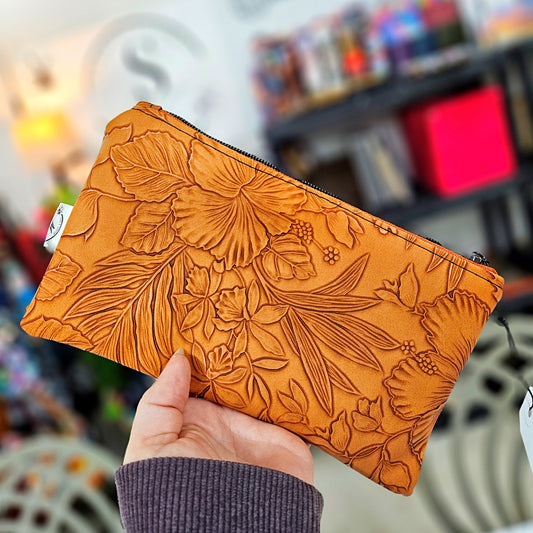 Orange Blossom Hibiscus Rana Pouch