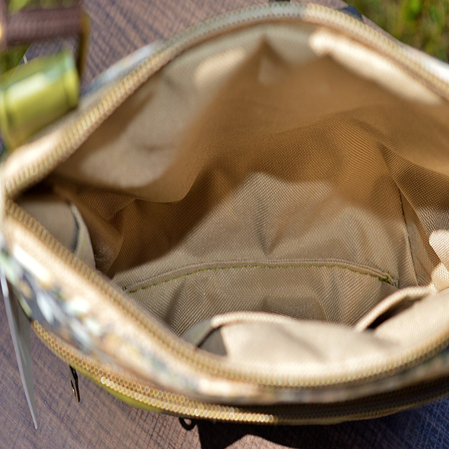 Midnight Forest Triple Zip Crossbody Bag