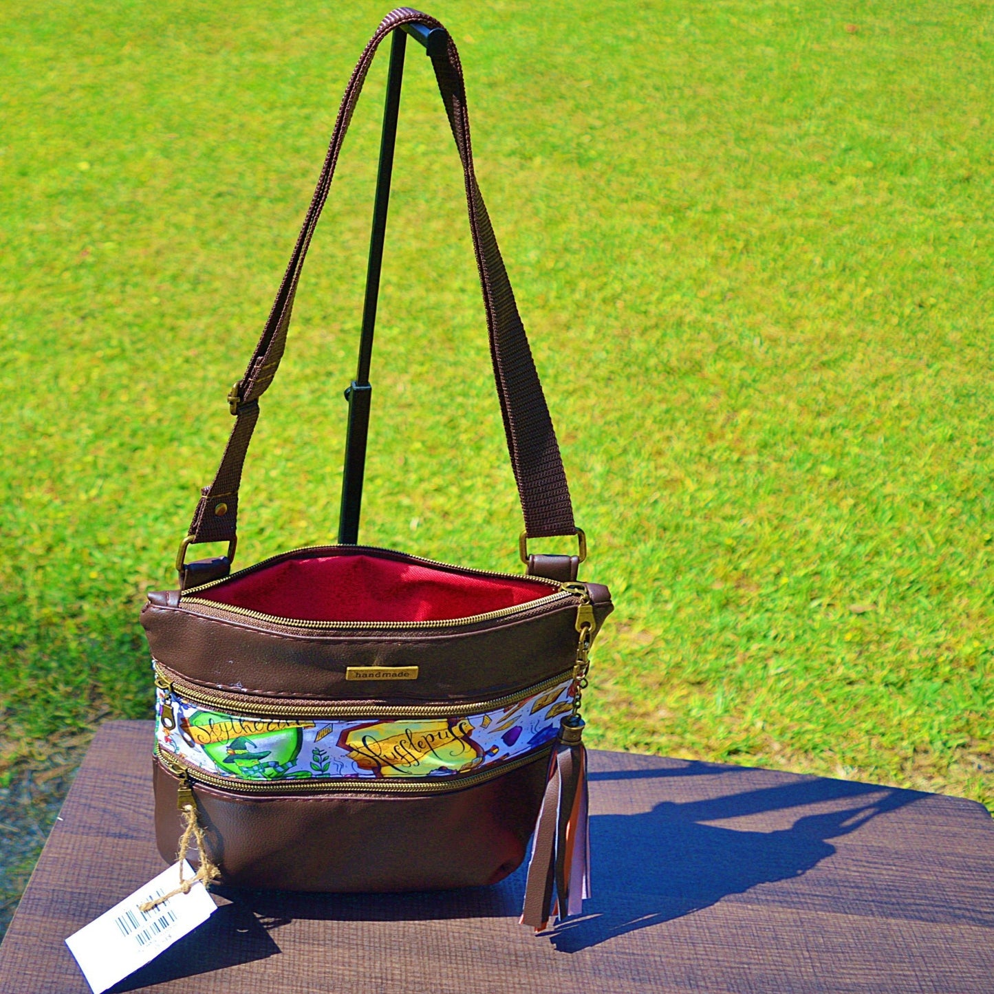SnW Gifts HP House Crossbody : Triple Zip Crossbody Bags