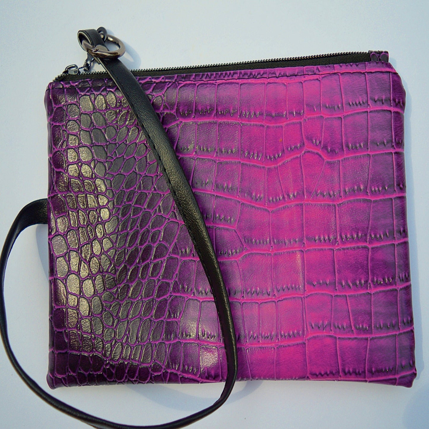 SnW Gifts Pink Croc Wristlet Wristlet