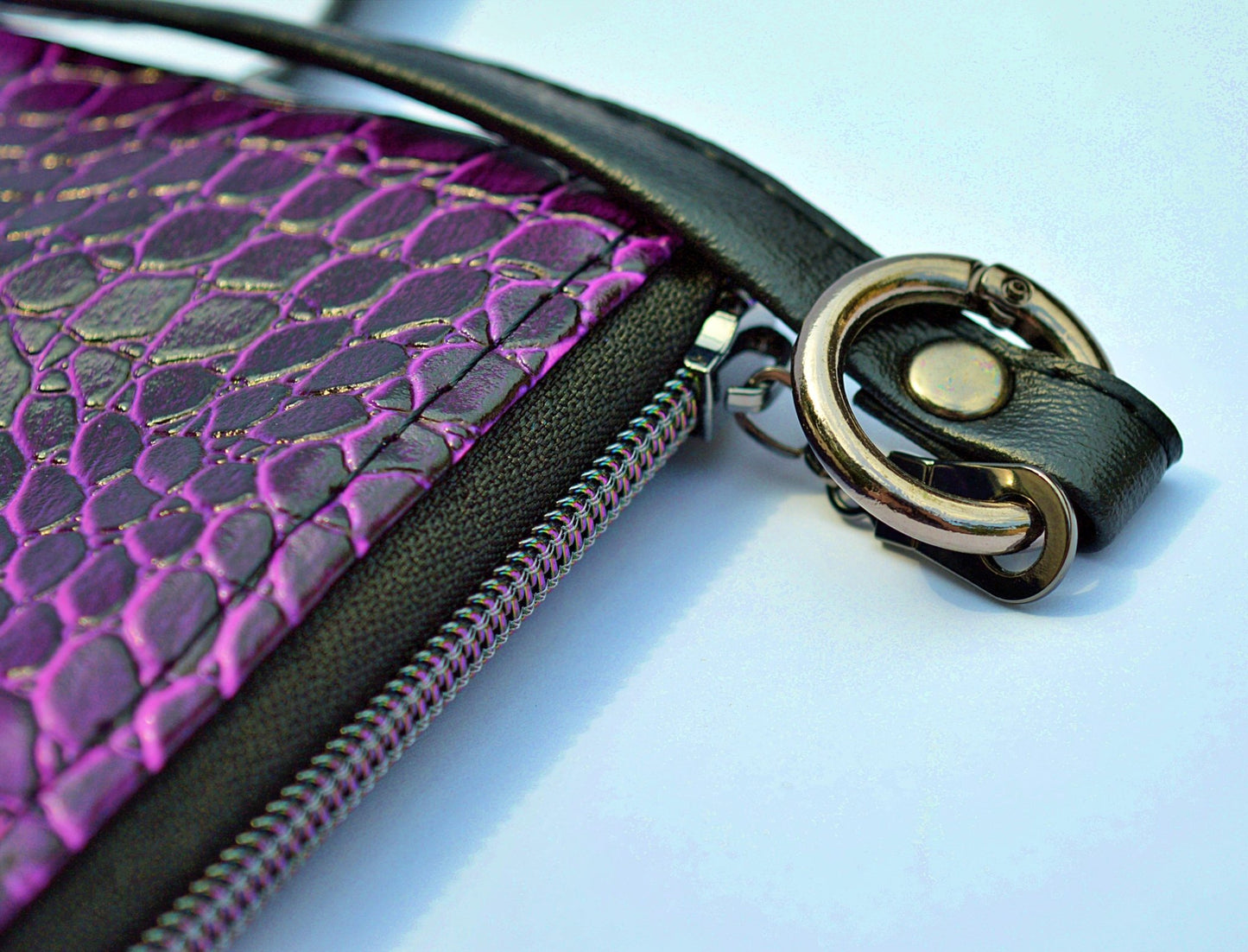 SnW Gifts Pink Croc Wristlet Wristlet