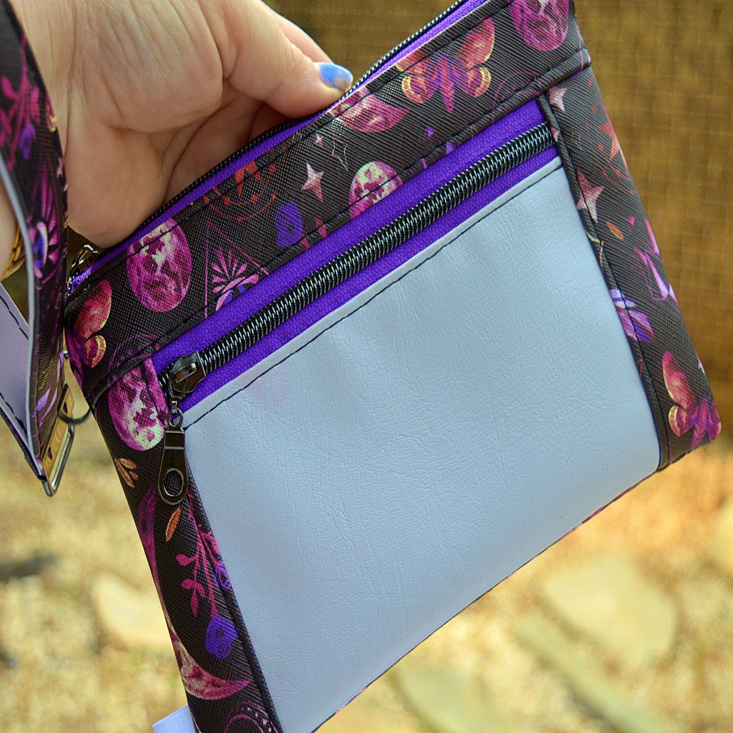 SnW Gifts Purple Wiccan Pouch : Devon Pouches