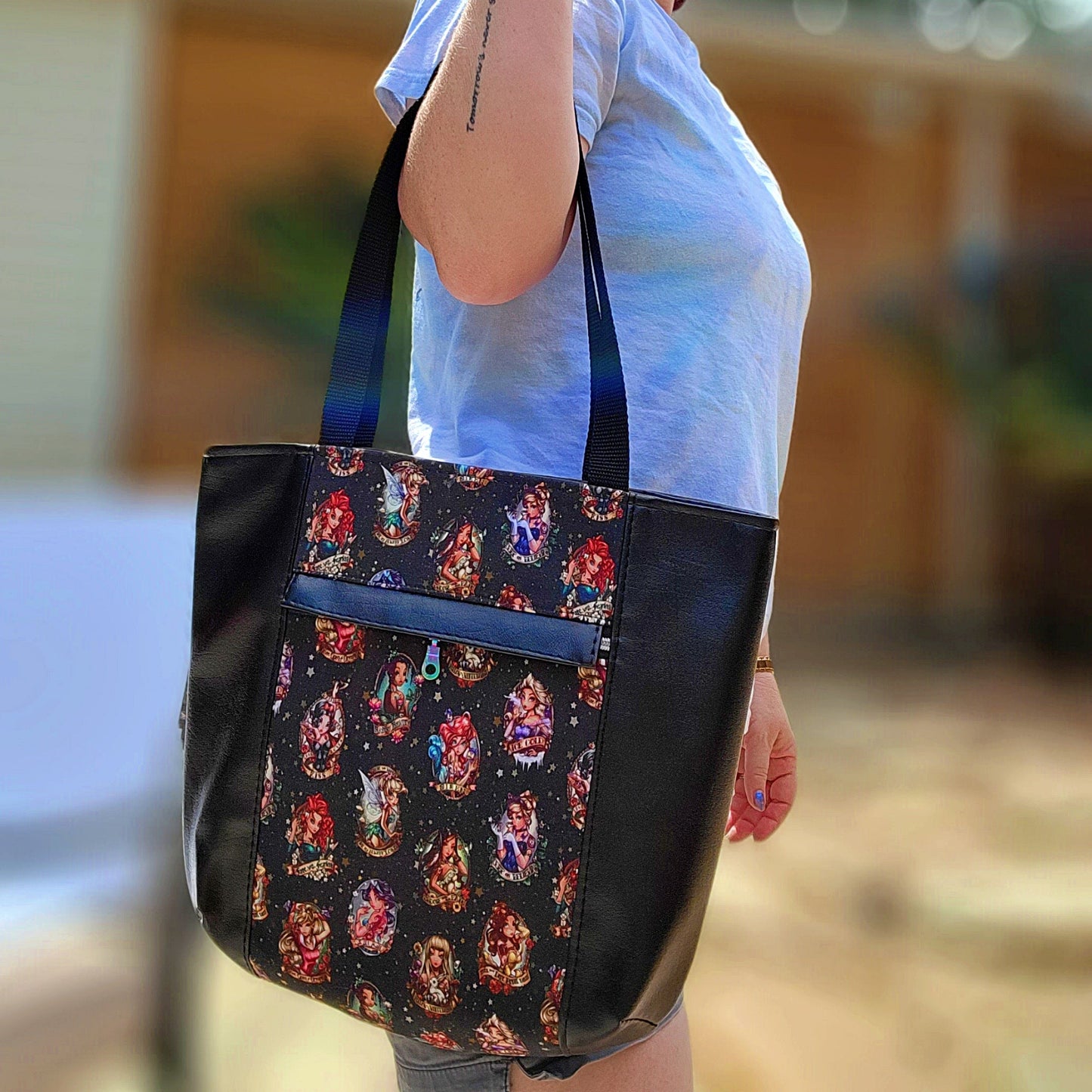 Tattooed Princesses Tote : Pelican Bag Totes- SnW Gifts