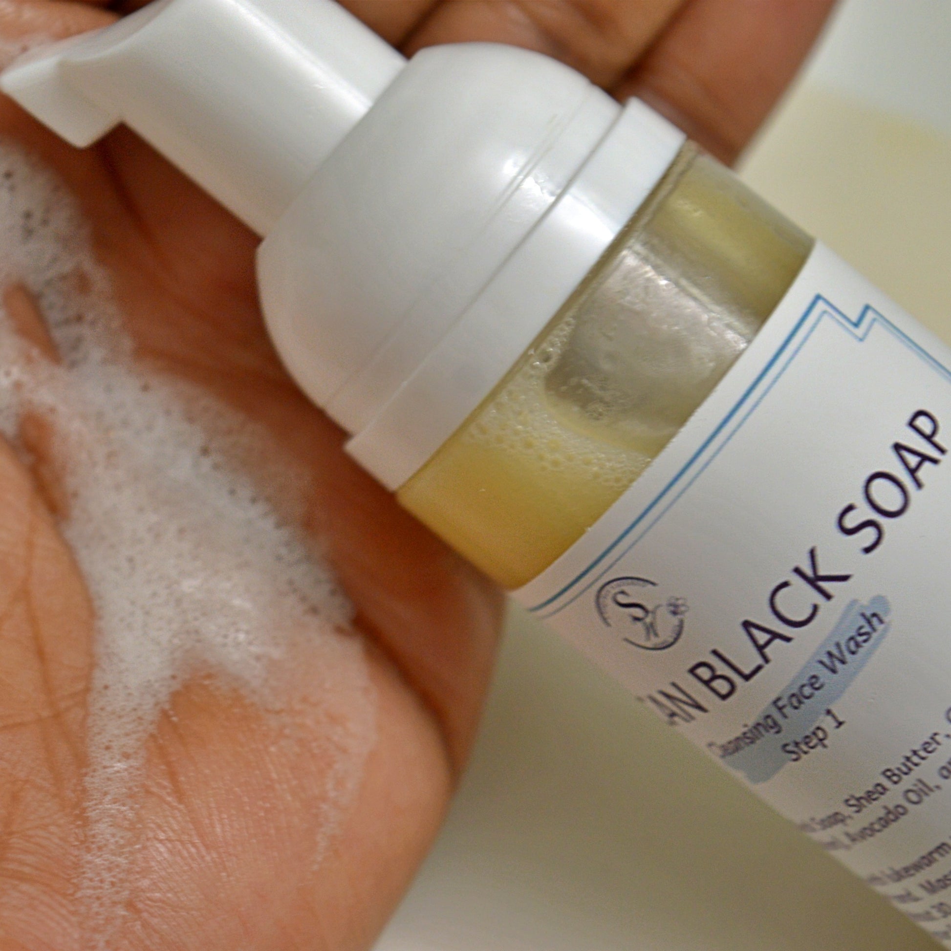 African Black Soap Face Wash - Step 1 - SnW Gifts