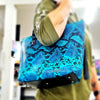 All the Blues Snake Tote Handbag