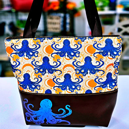Sealestial Octopus Tote Bag; Pixie Tote