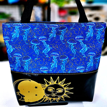 Sealestial Jelly Fish Tote Bag; Pixie Tote