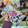 Leopard Roses Ashley Clutch Wallet