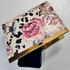 Leopard Roses Ashley Clutch Wallet