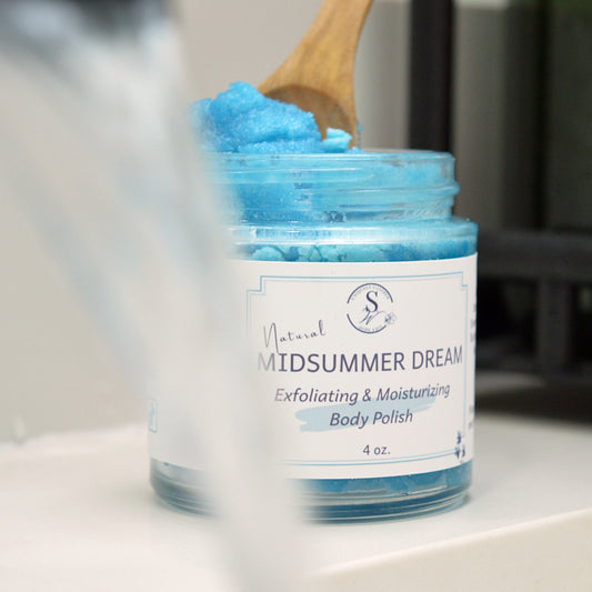 Body Polish : Midsummer's Dream Foaming Sugar Scrub- SnW Gifts
