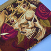 Clutch : Carpe Diem Skull King Zippy Wristlet- SnW Gifts