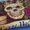 Clutch : Carpe Diem Skull King Zippy Wristlet- SnW Gifts