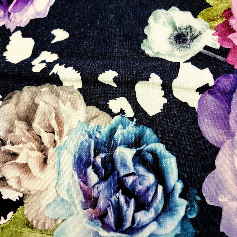 Design My Own! - Flower Fabric Roses & Leopard Print (Black 
